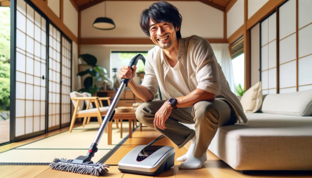 麒麟(きりん)の川島さんのおすすめ電動モップは何？ccpコードレス回転モップクリーナーNeo(コストコ)・PHYSEN電動掃除ブラシ バス